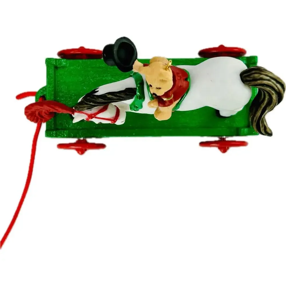 Hallmark A PONY FOR CHRISTMAS Keepsake Ornament #18 Bear on‎ Circus Pony 2015